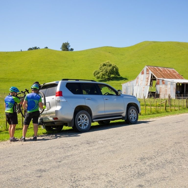 exploring the countryside by bike